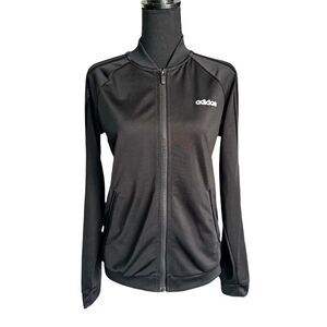 Adidas Women's Long Sleeve‎ 3-Stripe Jacket, Black, Size S